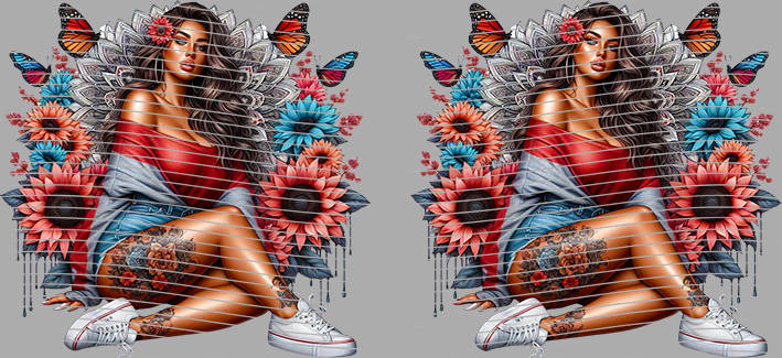 16oz Sunflower Girl-SU-545